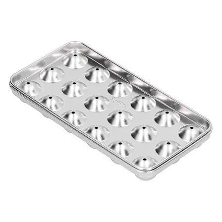 Iskubebrett i rustfritt stål med lokk - Sommerverktøy for hjemmet