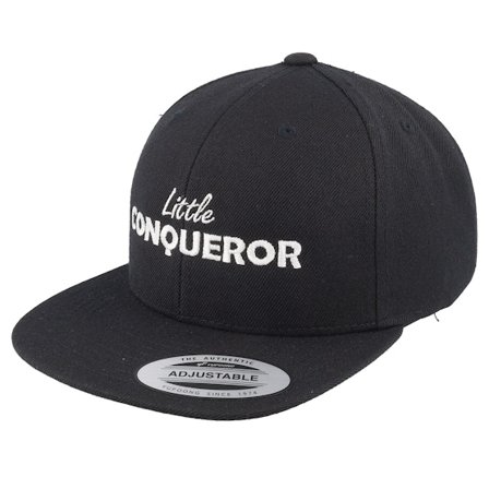 Kiddo Cap - Nero snapback Cappellino - Kids Little Conqueror Black Snapback @ Hatstore