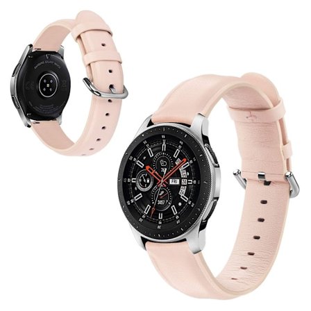 Samsung Galaxy Watch (42mm) äkta läder klockarmband - rosa