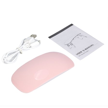 Nageltork 6W UV Gel Polish Härdande LED-lampa Maskin Manikyr Torkning Skönhetsverktyg Rosa
