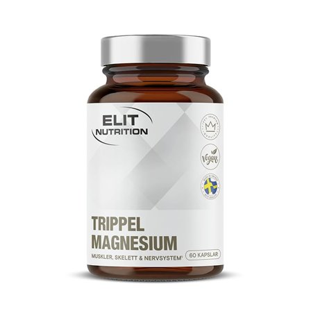 Elit Nutrition Triple Magnesium 60-kapsler