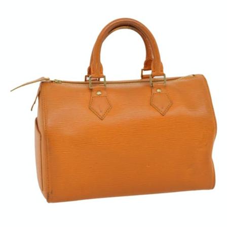 Louis Vuitton Vintage, Pre-owned Leather Speedy Oranje, Dames, Maat:ONE Size,leer