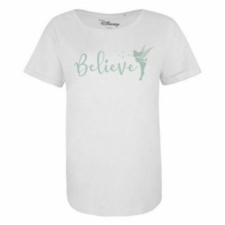 Tinkerbell Dam/dam Tror På Fairies T-shirt Xl Vit/gr
