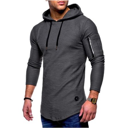 Herr Toppar Sport Hoodie Hood Pullover Sweatshirt
