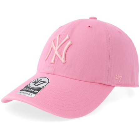 47 Brand - MLB - Pink - adjustable - Cap - New York Yankees Clean Up Rose Adjustable - Hatstore