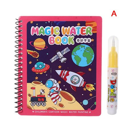 Magic Water Ritbok Målarbok AA