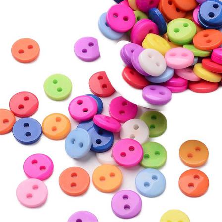 85 St Knappar Akryl Mini Små 9 Mm