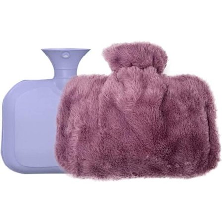 Varmtvannsflaske, varmtvannsflaske med vanninjeksjon med pluss