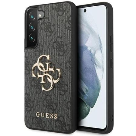 Guess Galaxy S24 Plus -puhelinkuori 4G Big Metal Logo - Musta