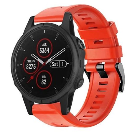 För Garmin Fenix ​​5s Plus metallspänne i enfärgad watch TUE