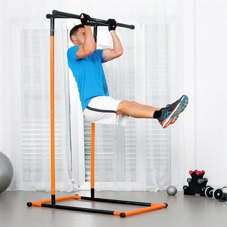 Multifunksjonelt pull-up-stativ for hjemmetrening – høyde 114–191 cm