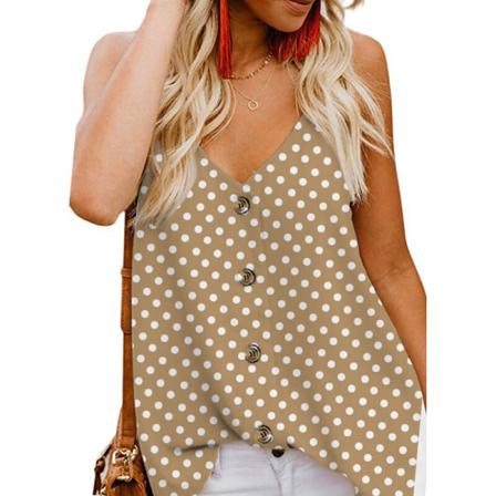 Dam Ärmlös Cami S V-hals Camisole