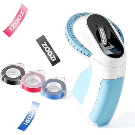 Prægemaskine til etiketter med tape, håndholdt prægemaskine til etiketter, vintage etiketmaskine til organisering til hjemmet og kontoret DIY håndværk