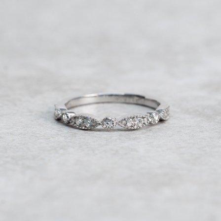 Förlovningsring Myrten, 18K Vitguld - Förlovning- och vigselringar