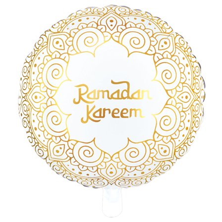 Ramadan Kareem Rund Folieballong 46 cm