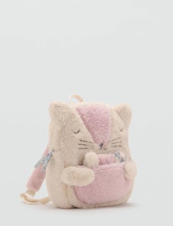 Mango Kitty Backpack - Pink - ONE SIZE
