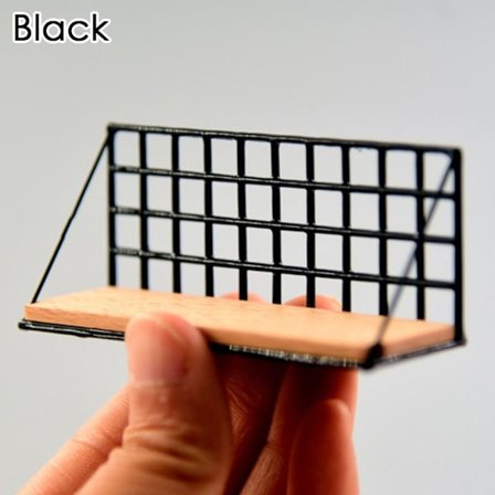 Oppbevaringsstativ av tre Bokstativ SVART