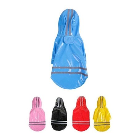 XL Størrelse Utendørs Hettemerker Jakke Vanntett Kjæledyr Hundeklær Valp Regnjakke Regnfrakk XL