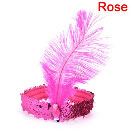 Feather Flapper Sequin Charleston Mekko Puku Naisten Solid Mul