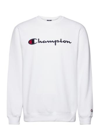 Crewneck Sweatshirt Sweat-shirt Genser Hvit Champion*Betinget Tilbud
