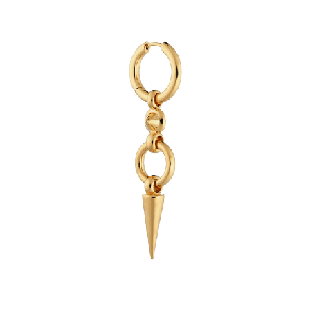 Syster P Juno Long Single Earring Gold Örhängen Dam Guld ONESIZE