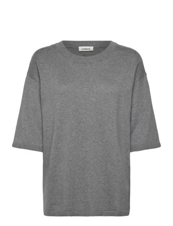 Slsanja Pullover Ss Grey Soaked In Luxury
