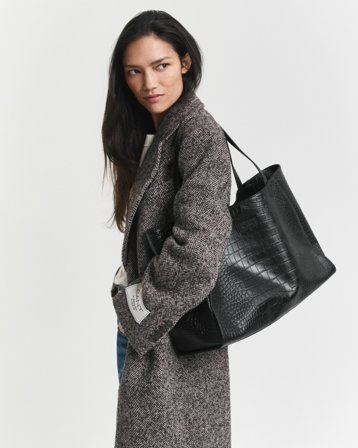 GANT Damen Kroko Tragetasche (ONE SIZE)