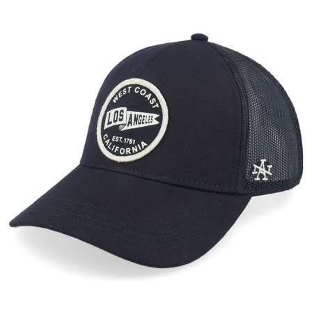 American Needle - Svart trucker Keps - Los Angeles Valin Black Trucker @ Hatstore