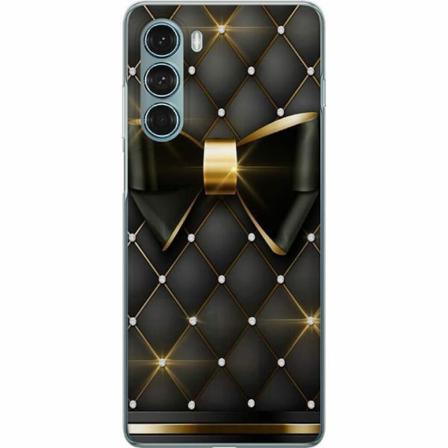 Motorola Moto G200 5g Genomskinligt Skal Gyllene Rosett