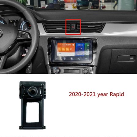 Yhteensopiva Skoda Superb Octavia Fabia Rapid 2015 2016 puhelinpidikkeen jalustan kanssa, erillinen pohjan kollokaatioteline