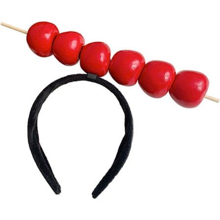 1 st Kreativt Hårband med Kanderade Hagtorn Hagtorn Hårnål Pannband för Ansiktstvätt Huvudbonad Sött Hårband Rolig Mat