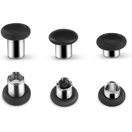 Udskiftnings-Thumbsticks til Xbox Elite 1 Controller, 6 i 1 Magnetiske Joysticks til Xbox One Elite Controller Serie 1 (Passer kun til Model 1698, 