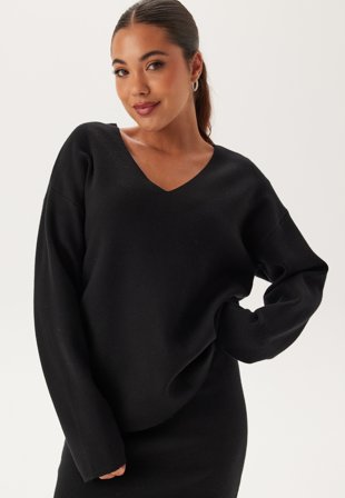 Object Collectors Item Objreynard V-neck Pullover Noo Black Klær