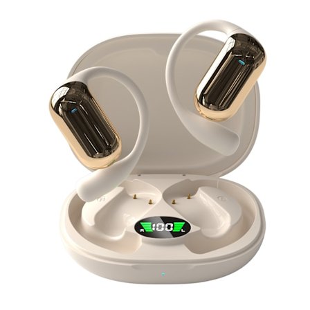 AI Reaaliaikaiset Käännös Kuulokkeet Q16S - Tukee musiikki- ja puhelutoimintoja Khaki