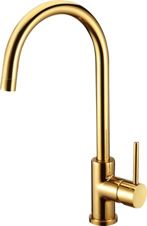 Adora Imperia Kjøkkenbatteri med U-spiss, gull, Baderom