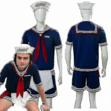 Sæson 3 Steve Harrington Scoops Ahoy Voksenkostume b