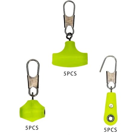 5x Surf Fiskesænke Glidere Fiskekontakt Stærke Fiskesvirvler Med Agnlås Højtydende Sænke Glidere