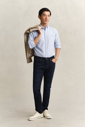 GANT Herren Slim Fit Jeans (30/32) Dunkelblau