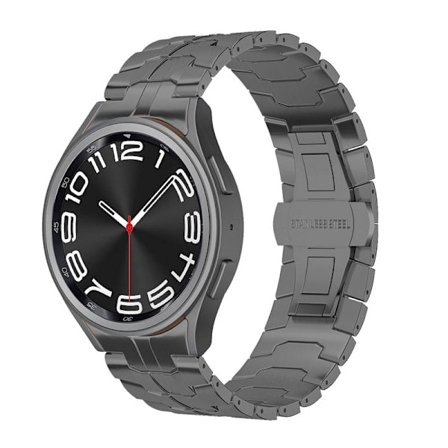 Klockarmband i rostfritt stål för Samsung Galaxy Watch - Iron Man Edition (Space Grey)