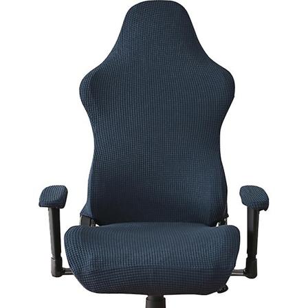 1 Set Kontorsstolskydd Stretchy Gamingstolskydd Överdrag Marinblå 88X63X52CM Navy 88X63X52CM