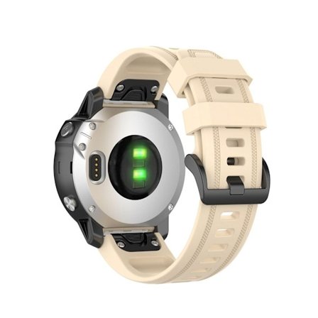 Garmin Fenix 7S/6S/6S Pro/5S/5S Plus Klockarmband i silikon - Beige
