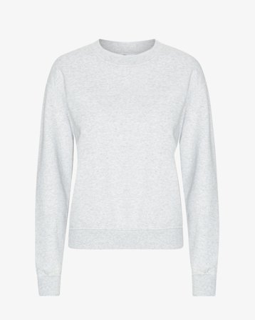 Women Classic Organic Crew - Snow Melange XS