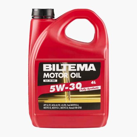 Helsyntetisk motorolja 5W-30 ACEA A1/B1 A5/B5 4 liter
