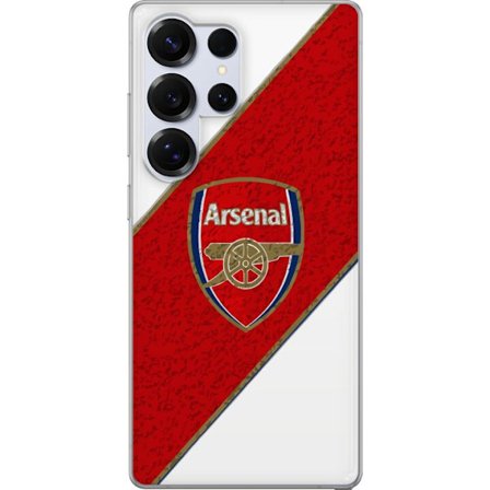 Kompatibelt Mobilskal till Samsung Samsung Galaxy S25 Ultra Moschino Toy teddybjörn med enkel tecknad design, brun björn med vit tröja och tydlig l