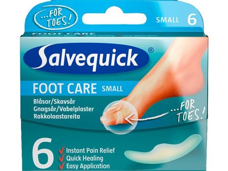 Salvequick Plåster FC Skavsår Small 6/fp - Lyreco - Skyddsutrustning - Första Hjälpen - Plåster