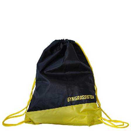 Gymgrossisten Kuntosalin Tukkuliike Gym Bag Black/Yellow