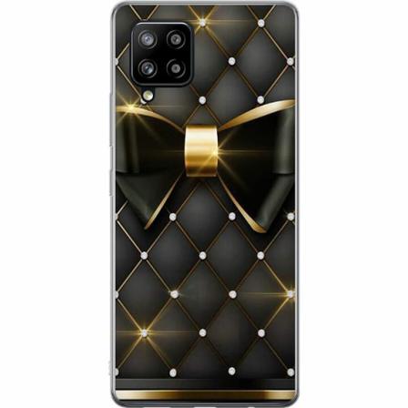 Samsung Galaxy A42 5g Mjukt Skal - Gyllene Rosett