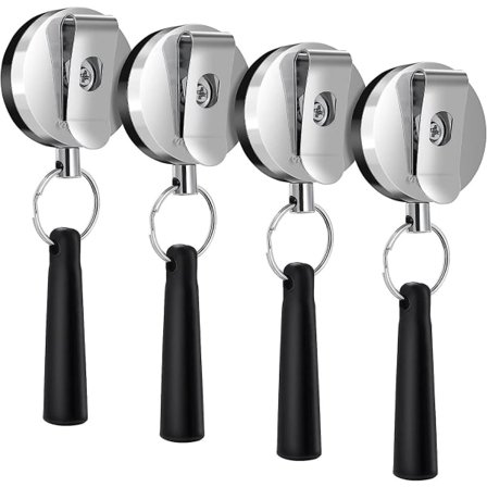 Vahva sisäänvedettävä kynänpidike, täydellinen ote merkintäkynille ja puusepänkynille, itsestään sisäänvetäytyvä rulla ja metalliklipsi, joustava 