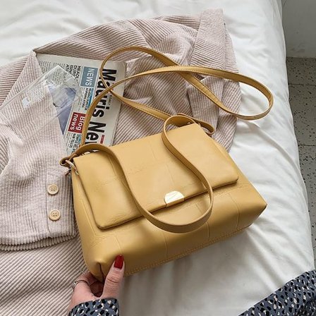 Handväska Fritidsväska GUL