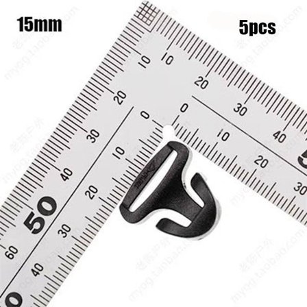 5 kpl Telttaköyden Solki Nuoli Johtokoukku 15MM EI SÄÄDETTÄVÄ